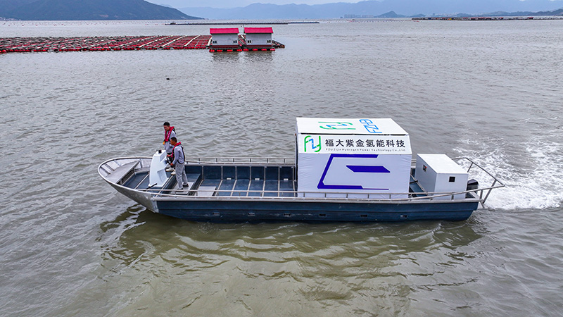 Zijin завершила ходовые испытания первого в Китае судна, работающего на водороде